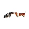 Mwah Kissing Basset Hounds Dogs Salt & Pepper Shakers