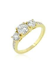 Triplet Golden Wedding Ring