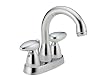 Delta Faucet 2588-288 Graves Double-Handle Centerset Lavatory Faucet With Pop-Up, Chrome