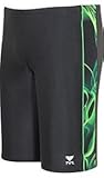 TYR Men's Elixir Splice Jammer - 2009 - Black/Green - 34