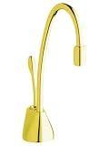 Insinkerator F-GN1100FG French Gold instant hot water dispenser. Lever handle. 2/3 gallon tank.