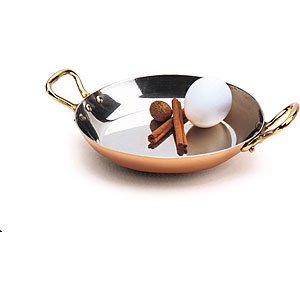 World Cuisine Copper Round Pan/Nickel Lined, Dia. 6-1/4 [World Cuisine]