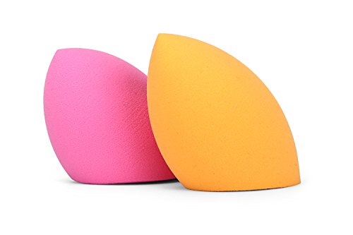 Beauty Flawless 2 Piece Makeup Blender Sponge Set Latex Free Makeup Sponge For Powder, Cream or Liquid Application