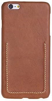 Genuine Leather iPhone 6/6s Case, Soft Ultra Thin Slim Finish Body With Protective Grip, Light Weight, Luxurious Rich Actual Leather, Genuine Premium Leather, Scratch Resistant