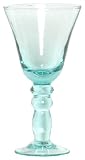 Egyptian Recycled Glass Medium Wine Glass 7.5"H 8oz Set / 6