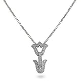  : Eve's Addiction Sterling Silver Tulip Pendant