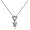 Eve's Addiction Sterling Silver Tulip Pendant, 18 inches