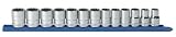 GearWrench 80710 13-Piece 1/2-Inch Dr. 12-Point Standard Metric Socket Set