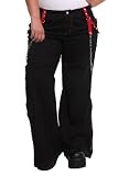 Tripp Black And Red Lace Chain Pants Plus Size