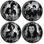 Twilight 4 Pin Button Set Edward Bella Alice Jacob New!