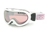 Bolle Nebula Goggles, Shiny White, Vermillion Gun Lens