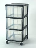 3 Drawer Mini Chest (Black) (26.18