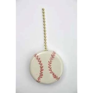 Ceiling Fan Pull Chain: Baseball by Sweet Pea Gallery