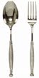 Decorative Stainless Steel Salad Server
