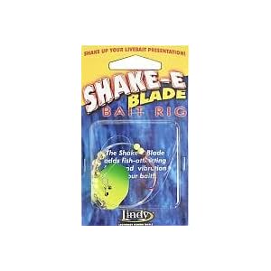 Lindy Little Joe Fishing Tackle Shake\’E Blade Rig Chartreuse Lime