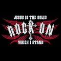 Jesus Rock On Adult T-Shirt