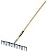 Ames True Temper Jackson Kodiak 16 Tine Straight Level Head Rake 1887200