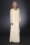 Banana Evening Formal Evening Dress with Jacket - Mother of Bride & Groom, Wedding, Party, MOB Gown by Sean Collection (7279)