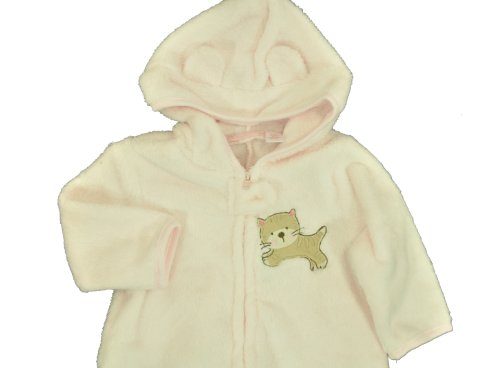 First Impression Applique Cat Bunting Shy Pink 3-6 Months