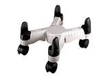 Scissors Style Mobile CPU Tower Stand -  Grey