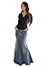 Style J Vintage Vogue Long Denim Skirt