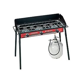 Camp Chef TB-90LWG Red Tahoe Deluxe Portable Barbecue Grill 3-Burner by Portable Grills