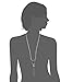 eManco Bohemian Long Metal Tassel Necklaces for Women Vintage Turquoise Geometric Pendant Fashion Jewerly Gold