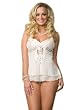 Romantic Butterfly Babydoll Ivory Womens Sexy Lingerie
