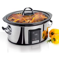 Crockpot SCVT650-PS 6-1/2-Quart Programmable Touch Screen Slow Cooker, Stainless