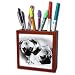   - Dogs Pug - Hug a Pug Puppies - Tile Pen Holders-5 inch tile pen holder