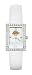 Los Angeles Lakers Ladies Allure Watch White Leather Strap