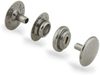 10 pks of 10 ea (100 sets) Line 20 Snaps antique nickel Plated by Tandy - FREE SHIPPING!