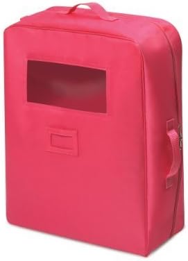 Badger Basket Double Doll Travel Case with Bunk Bed and Bedding - Dark Pink (fits American Girl dolls) by Badger Toys