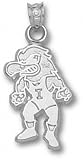 Iowa Hawkeyes Solid Sterling Silver Herky Wrestler Pendant