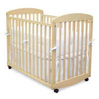 Alpha Mini Rocking Crib - Cherry (Pine wood) - Free Shipping