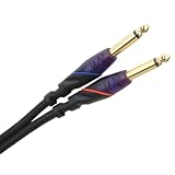 Buy Monster Cable M DJ-M-4M pair of 4 meter DJ Cables(1 4 inch to 1 4 inch) by Monster