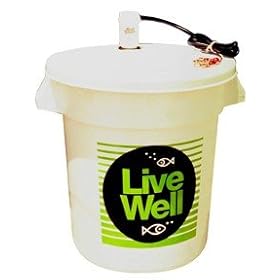 Bait Saver? 10 Gallon Livewell w pump and lid by 