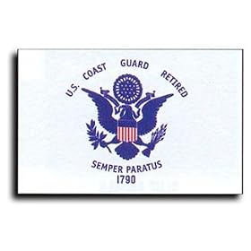 Coast Guard - Retired - Retired Coast Guard flag