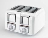 B&D T4500 TOASTER WHITE 4SLICE, Mandolines & Slicers, Home & Garden