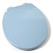 Comfort Seats C1B3R3-45 Deluxe Plastic Contemporary Toilet Seat, Round, Regency Blue