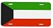Kuwait Kuwaiti Flag Vanity Auto License Plate