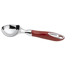 Cuisinart Ice Cream Scoop with ABS Handle, Red