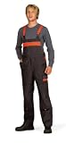 Arbeits-Latzhose 357 von Kübler® - Größe 56, Farbe 505 = anthrazit/ orange