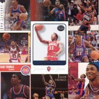 10 Different Isiah Thomas Basketball Cards - Mint Condition In Display Album !!