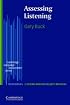 Assessing Listening (Cambridge Language Assessment)