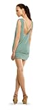 LINEN COTTON JERSEY OPEN-BACK DRESS