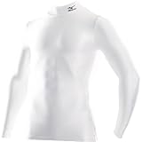 (ミズノ アスレチック)MIZUNO ATHLETIC バイオギアシャツ（ハイネック長袖） A60BS900 A60BS900 01 ホワイト S