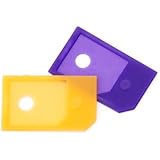 2 Pcs Micro SIM to SIM Card Adapter for iPhone 4 4G