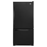 Amana 21.9 cu. ft. Bottom-Freezer Refrigerator, ABB2224WEB, Black