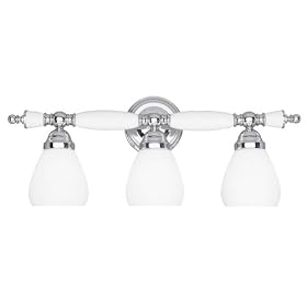 World Imports Lighting 8013-08 Chloe 3-Light Bath Light, Chrome by World Imports
